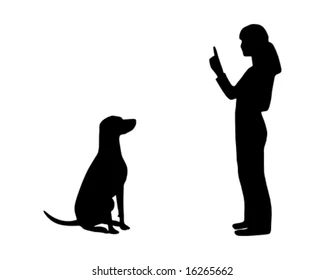 Dog Obedience Training Images, Stock Photos & Vectors | Shutterstock Dog Obedience Training, Organizing Life, Drawing Dog, Basic Dog Training, Old Dog, Dog Icon, Dog Training Videos, Spaniel Dog, Dog Obedience