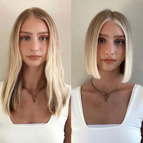 Beauty Launchpad on Instagram: “Boom 💥 Next-level bob from @saramay_level10 🔥 #beautylaunchpad” Hairstyles For Surgery, Surgery Hairstyles, Best Hair Stylist, Edgy Haircuts, Long To Short Hair, Short Blonde, Blonde Bobs, Short Blonde Hair, Blonde Bob