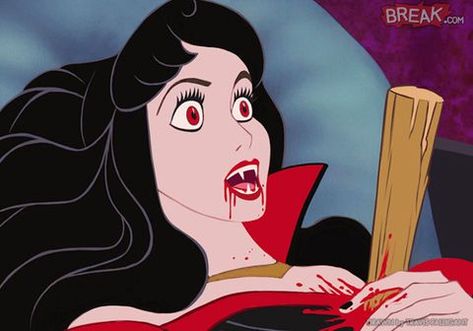 Emo Disney Princess, Terrifying Horror Movies, Emo Disney, Horror Movie Villains, Dark Disney Princess, Best Vampire Movies, Twisted Disney Princesses, Movie Villains, Disney Princess Funny