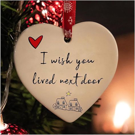 PRICES MAY VARY. Our Ornament Keepsake Heart Porcelain Plaques are designed to show sincere gratitude and appreciation. It is a concrete expression of gratitude and acknowledges the importance of the recipient in your life. Features a timeless heart shape. 3 inches in diameter. High quality porcelain 4 mm (0.15 in) thick. Perfect size to decorate with other decorations. Durable and exquisite workmanship, it will not fade easily and can maintain its original appearance over time! Suitable for new Wedding Gifts For Friends, Miss You Gifts, Christmas Heart, Christmas Hearts, House Ornaments, Christmas Tree With Gifts, Heart Ornament, Gifts For Office, Tree Gift