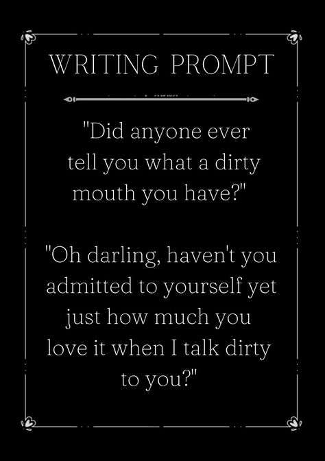 #writing #idea #inspiration #fiction #dialogue #drama #sassy #flirty Scary Dialogue, Drama Ideas Writing, Writing Prompts Dialogue Flirty, Sassy Writing Prompts, Curse Ideas Writing, Smüt Dialogue Prompts, Flirty Banter Prompts, Flirty Dialogue, Dialogue Prompts Flirting