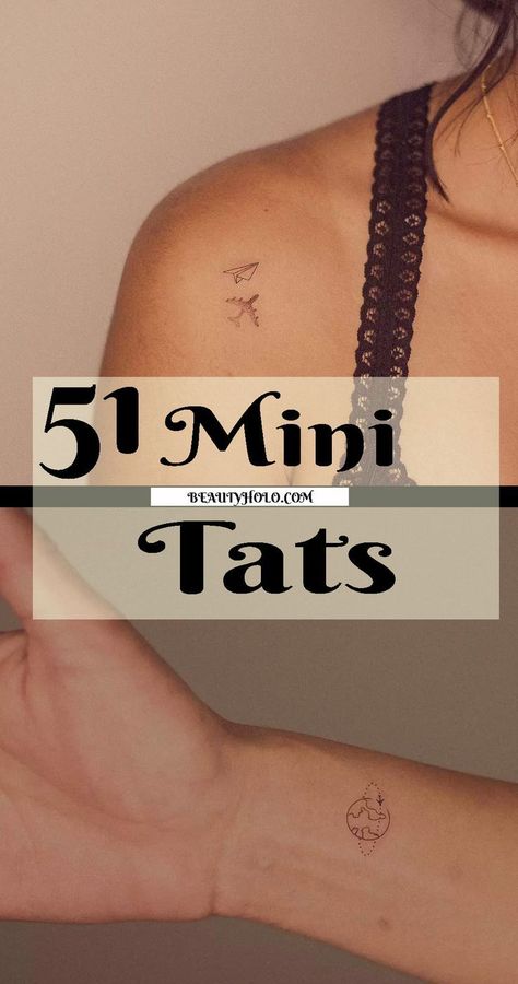 "Mini Tats Micro Tats Tattoo Ideas, Tiny Tattoos For Women Arm, Feminine Tiny Tattoos, Micro Mini Tattoo Ideas, Wrist Tattoos For Women Minimalist, Hidden Tattoo Ideas For Women, Swedish Tatoos, Tiny Tattoos Ideas For Women, Tiny Collarbone Tattoo