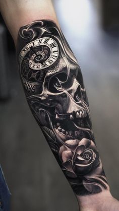 Date Tattoo Ideas, Arm Cover Up Tattoos, Forearm Cover Up Tattoos, Cover Up Tattoos For Men, Date Tattoo, Sleeve Tattoos For Guys, Full Hand Tattoo, Half Sleeve Tattoos Forearm, Half Sleeve Tattoos