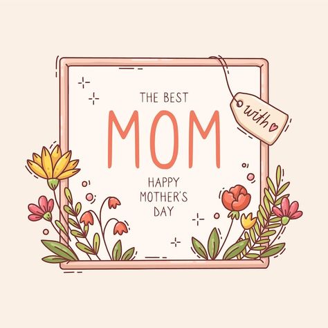 Mother's Day Illustration, Happy Name Day, Happy Mothers Day Messages, Inspirational Quotes Cards, Mother's Day Theme, Mother's Day Banner, Happy Mom Day, Mother's Day Printables, Mother's Day Background