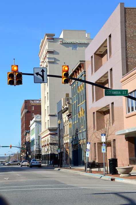 Downtown Lafayette, Indiana Downtown Lafayette Louisiana, Franklin Indiana, West Lafayette Indiana, Lafayette Indiana, Lafayette Louisiana, Indiana Travel, West Lafayette, Book Stores, Color Inspo