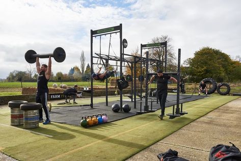 The 16 Best Gyms in the UK: Where to Train in 2022 Open Gym In Park, Outdoor Training Area, Gym Outdoor Design, Open Gym Design, Outdoor Gym Ideas, Outdoor Gym Design, Terrace Gym, Outside Gym, Functional Training Gym