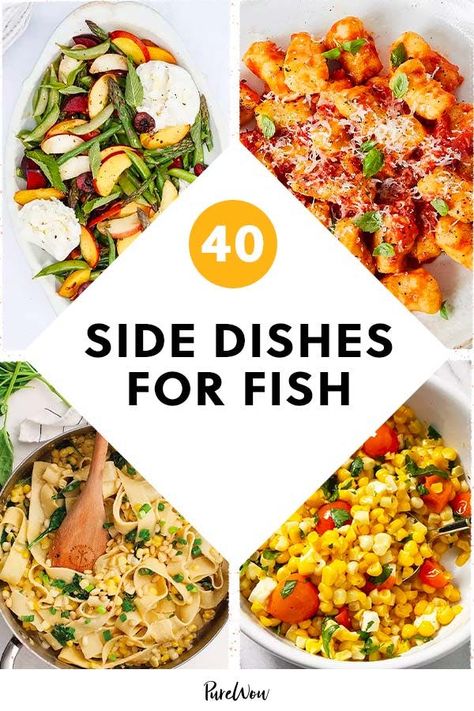 40 Quick and Easy Side Dishes for Fish Easy Side Dishes For Fish, Fish Fry Side Dishes, Fish Fry Sides, Quick And Easy Side Dishes, Smoked Seafood, Side Dishes For Fish, Easy Side Dishes, Best Fish Recipes, Whats Gaby Cooking