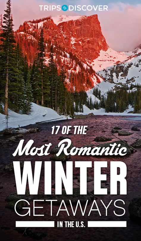 These winter wonderlands offer couples an unforgettable romantic getaway! Romantic Winter Getaways, Winter Honeymoon, Weekend Getaways For Couples, Winter Getaways, Couples Weekend, Romantic Travel Destinations, Couples Vacation, Couple Travel, Most Romantic Places