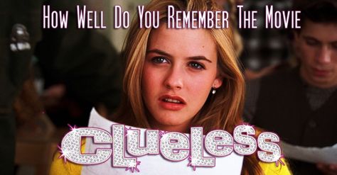 How Well Do You Remember The Movie “Clueless”? – MagiQuiz - Hilariously Illuminating QuizzesSo, you think you’re totally with it when it comes to “Clueless” trivia? Whatever. Take this quiz and prove it! Clueless Movie, Cher Clueless, Movie Quiz, Movie Facts, 22 Words, Fun Quizzes, Prove It, Clueless, Do You Remember