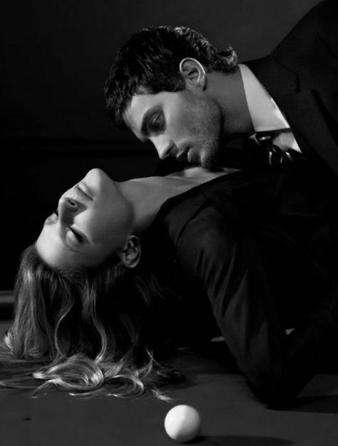 ';' Foto Gif, Classy Couple, Fifty Shades Darker, 50 Shades Of Grey, Christian Grey, Photo Couple, Fifty Shades Of Grey, Pool Table, Couple Shoot