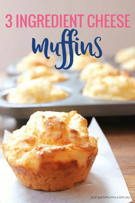 Savory Muffins Recipes, Donut Muffins, Cheese Scones, Savory Muffins, 3 Ingredient Recipes, Muffin Tin Recipes, Pies Maker, Cheese Muffins, Milk And Cheese