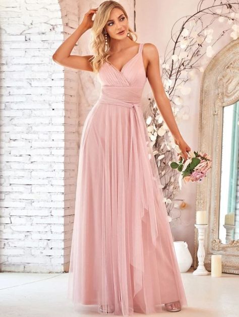 Tulle Bridesmaid Dresses, Bridesmaid Dresses Floor Length, Formal Maternity Dress, Tulle Bridesmaid, Sleeveless Bridesmaid Dresses, Elegant Bridesmaid Dresses, Tulle Bridesmaid Dress, Ever Pretty, Bridesmaid Dresses Online