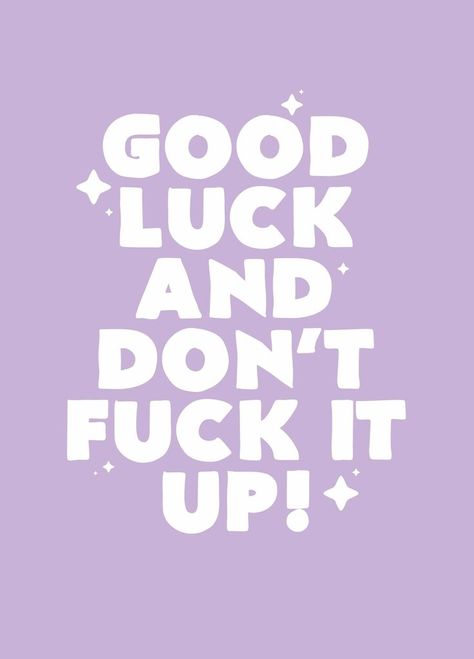 Any Drag Race fan will appreciate these iconic words of encouragement. Discover more hilarious good luck cards from Scribbler. Drag Race Aesthetic, Rupauls Drag Race Quotes, Rupaul Quotes, Drag Racing Quotes, Purple Card, Rupaul Drag Queen, Good Luck Cards, Just A Reminder, Rupauls Drag Race