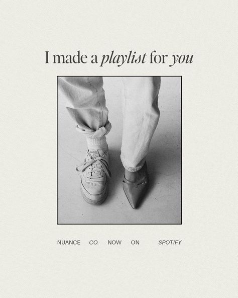 Spotify Playlists for the Aesthetes at Heart | Nuance Co Playlist Design, Creative Motivation, Main Character Energy, Spotify Playlists, Deep Love, Spotify Playlist, Main Character, Brand Designer, Main Characters