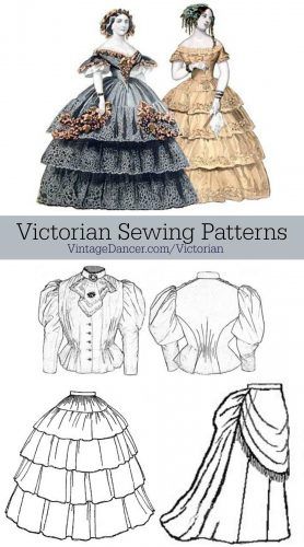 Reproduction Vintage Sewing Patterns ... Victorian Style Outfits, Victorian Sewing Patterns, Victorian Dress Pattern, Victorian Style Clothing, Victorian Sewing, Costume Carnaval, Dress Sewing Patterns Free, Victorian Fashion Dresses, Victorian Gown