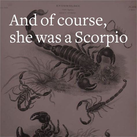 Of course, she was a Scorpio Zodiac Mind Scorpio, Zodiac Quotes Scorpio, Scorpio Rising, Zodiac Meanings, Scorpio Zodiac Facts, Scorpio Season, Astrology Art, Scorpio Moon, Scorpio Woman