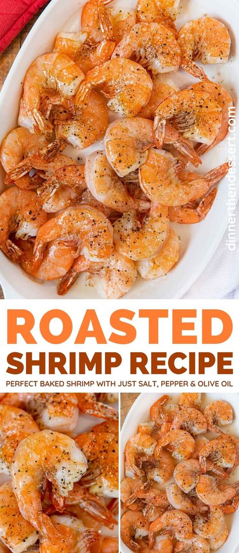 Roasted Shrimp is an easy peel and eat shrimp recipe, ready in just 15 minutes! #shrimp #dinner #roastedshrimp #bakedshrimp #jumboshrimp #appetizer #dinnerthendessert Shrimp Recipes With Shell On, Shelled Shrimp Recipes, Peel And Eat Shrimp Recipes Easy, Magic Crispy Baked Shrimp, Shell On Shrimp Recipes, Peel And Eat Shrimp Recipes, Oven Grilled Shrimp, Peeled Shrimp Recipes, Oven Shrimp