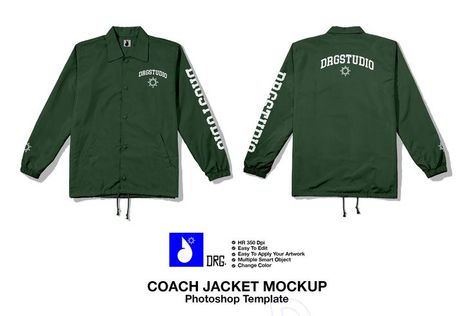 Jacket Mockup, Mockup Photoshop, Clothing Mockup, Coach Jacket, Clothing Brands, Jacket Design, New T, Apparel Design, Mockup Design