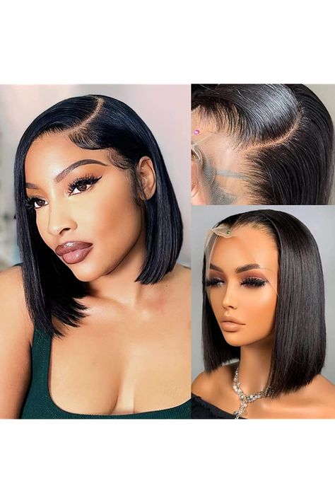 Best Lace Wigs, Frontal Lace Wig, Bob Cut Wigs, Bob Lace Front Wigs, Frontal Hairstyles, Lace Front Wigs Human Hair, Wig Human Hair, Short Bob Haircuts, Wigs Human Hair