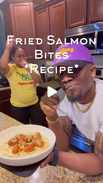 Breakfast With Fish, Parmesan Salmon Bites, Salmon Recipes Bites, Salmon Balls Recipes Fried, Fried Salmon Dinner Ideas, Breaded Salmon Bites, Fresh Salmon Croquettes Recipe, Deep Fried Salmon Bites, Salmon Bites Recipe Stove Top