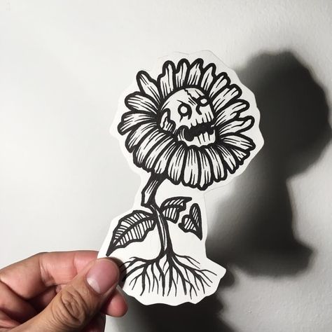 Tattoo Flower Drawing, Flowers Drawing Tattoo, Drawing Plants, Tato Flash, Tato Tradisional, Comic Painting, Flowers Drawing, Illustration Doodle, Doodle Tattoo