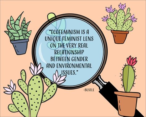 Ecofeminism is a unique feminist lens on the very real relationship between gender and environmental issues. Eco Feminism Art, Eco Feminism, Feminism Art, Feminism Quotes, Eco Lifestyle, Feminist Quotes, Real Relationships, Environmental Issues, Badass Quotes