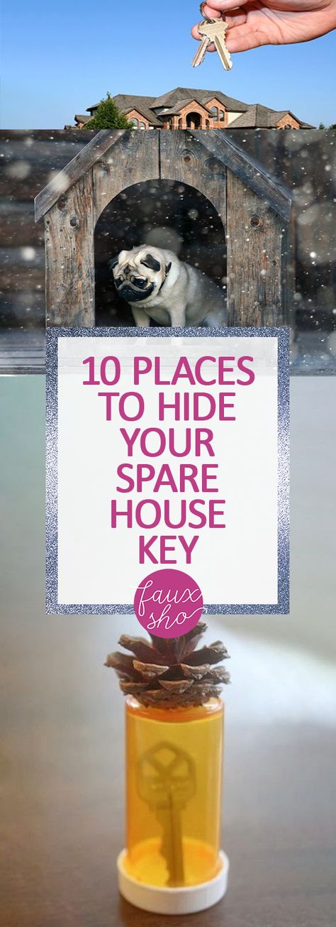 10 Places to Hide Your Spare House Key| Home Hacks, Home Hacks DIY, Home Hacks Organization #HomeHacks #HomeHacksDIY #HomeHacksOrganization Hide A Key Outside, Home Hacks Diy, Diy Home Hacks, Recycling Hacks, Hide A Key, Key Home, Key Diy, Diy Crafts For The Home, Life Hacks Organization