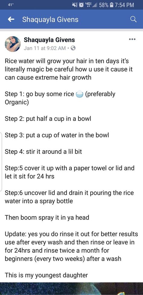 make fermented rice water by soaking it for 12 hours then make a 1/2 water 1/2 #Nails #NailArt #NailPolish #GelNails #GelPolish #Acrylics #Manicure #Pedicure #ManiPedi #InstaNails #NailArtist #NailAddict #NailCare #NailPorn #NailsOfInstagram Rice Water For Hair Growth 4c, Fermented Rice Water Hair Growth, Rice Water For Hair Growth How To Use, How To Make Rice Water, How To Make Rice Water For Hair Growth, Rice Water Hair Rinse, Fermented Rice Water Hair, Rice Water Hair Growth, Rice Water For Hair Growth