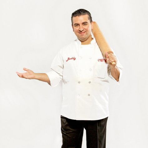 5 holiday baking tips from 'Cake Boss' Buddy Valastro Easy Vanilla Frosting, Cake Boss Buddy, Vanilla Frosting Recipes, Buddy Valastro, Vanilla Frosting, Cake Boss, Chefs Hat, Celebrity Chefs, Bake Shop