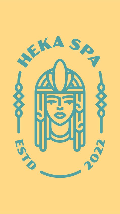 Cleopatra Illustration, Cleopatra Art, Beauty Template, Egyptian Design, Sign System, Egyptian Inspired, Spa Business, Egyptian God, Egyptian Symbols