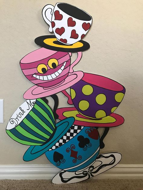 1 Alice in Wonderland cutout prop | Etsy Alice Tim Burton, Alice In Wonderland Props, Alice In Wonderland Crafts, Alice In Wonderland Diy, Alice In Wonderland Decorations, Wonderland Party Decorations, Alice In Wonderland Tea Party Birthday, Disney Classroom, Alice Tea Party