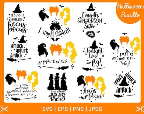 Sanderson Sisters Tattoo, Shirt Svgs, Halloween Svgs, Hocus Pocus Party, Sisters Tattoo, Sanderson Sisters Hocus Pocus, Halloween Vinyl, Svg Ideas, Free Planner Stickers