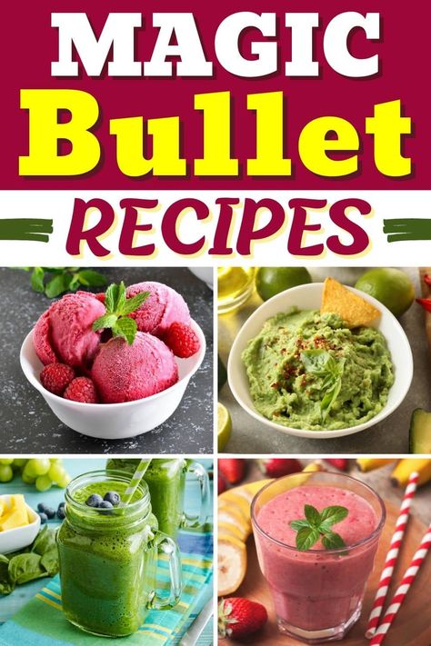 Most Magic Bullet recipes are for fruit smoothies. But did you know you can make hummus and guac in your little blender? It's true, and I'll show you how. Ninja Bullet Smoothie Recipes, Recipes For Portable Blender, Ninja Smoothie Blender, Ninja Bullet Recipes, Mini Blender Recipes, Bullet Blender Recipes, Ninja Blast Recipes, Nutri Bullet Recipes, Blender Drink Recipes