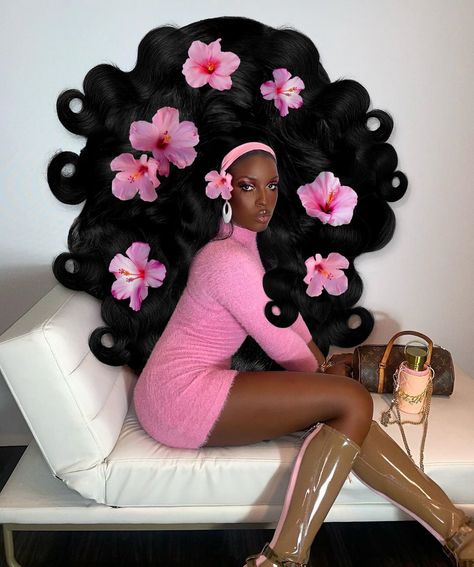 Coochie Seasoning🐝🔥 on Twitter: "i’m gonna wash that man right outta my hair💇🏾‍♀️💆🏾‍♀️🌸 model: anuoloyede… " Drag Make-up, Hair Reference, Hair Art, Aesthetic Hair, Black Is Beautiful, Hair Designs, Cortes De Cabello Corto, Unique Fashion, Cortes De Pelo