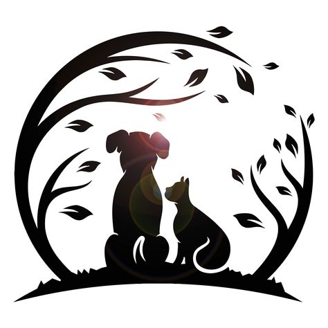 PRICES MAY VARY. Title: Vinyl Wall Decal Nature Home Animals Pets Dog and Cat Stickers Large Decor (3412ig) Black. Product Type: Categories > Paint, Wall Treatments & Supplies > Wall Stickers & Murals Dog Mural, Vinyl Hoodies, Home Animals, Animal Wall Decals, Nature Home, Large Decor, Vinyl Decor, Cat Silhouette, Vet Tech