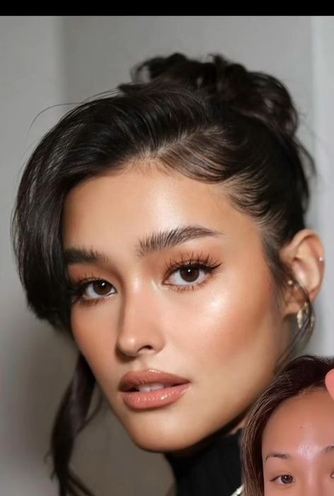 Extravagant Makeup, Makeup Asia, Liza Soberano, Bridal Makeup Natural, Special Occasion Hairstyles, Asian Eye Makeup, Flawless Face, Foto Art, Bridesmaid Makeup