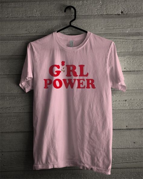 Girl Power Shirts, Girl Power T Shirt, Girl Power Shirt, Future Outfit, Girl Gang, Girl Power, Kids Hoodie, Mens Tank Tops, Daily Wear