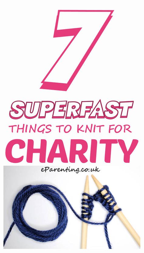 Knitting Books Free, Things To Knit, Quick Knitting Projects, Charity Knitting, Charity Ideas, Easy Baby Knitting Patterns, Knitting Projects Free, Small Knitting Projects, Easy Knitting Patterns Free