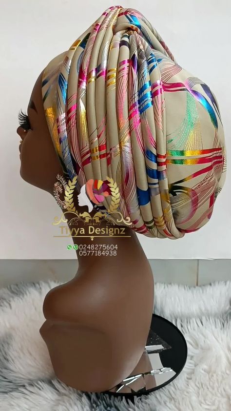 Doek Styles, Scarf Hairstyles Short, Turban Outfit, Turban Headband Tutorial, Lace Blouse Styles, Turban Tutorial, African Hair Wrap, Church Suits And Hats, Classy Hats