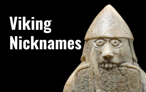 517 Viking Nicknames - Medievalists.net Sidhe Celtic Mythology, Female Nicknames, Viking Rune Meanings, Viking Ancestry, Rune Meanings, Viking Pictures, Witchy Garden, Norse People, Historical Viking