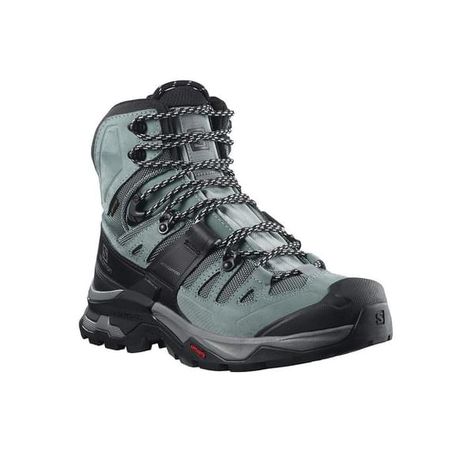 The Salomon Quest 4 GTX is a ;TOP-OF-THE-LINE WATERPROOF HIKING AND BACKPACKING BOOT ;designed for long expeditions and tough conditions. Version 4 ;UPDATES THE CHASSIS ;to ensure a stable, smooth ride on any terrain, no matter how tired you are or how heavy your pack is.  What's new?   	* ADV-C 4D CHASSIS ;- provides extra support around the heel, guiding the foot and targeting sensitive articulations on even the roughest terrain; ;and helps ;to reduce muscle fatigue, especially with a heavy ba Salomon Hiking Boots, Trekking Boots, Trail Shoes Women, Best Hiking Boots, Boots Woman, Hiking Boots Women, Walking Boots, Trail Shoes, Waterproof Boots