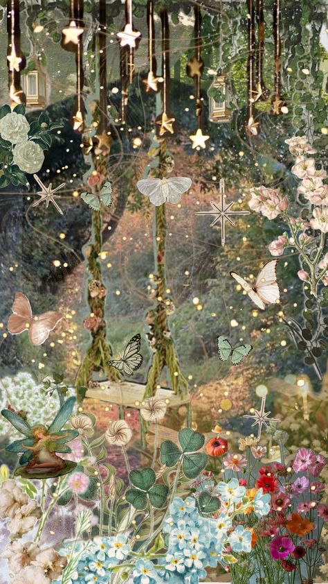 #fairycore #magical #cottagecore #aesthetic #wallpaper #fyp Whimsical Wallpaper Bedroom, Iphone Collage Wallpaper Aesthetic, Whimsical Forest Aesthetic, Ipad Wallpaper Cottagecore, Witchcore Aesthetic Wallpaper, Whimsical Aesthetic Wallpaper, Spring Phone Wallpaper Aesthetic, Forestcore Wallpaper, Ios18 Wallpaper