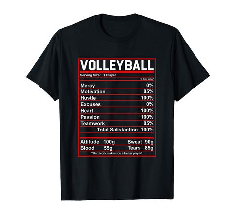 PRICES MAY VARY. Lightweight, Classic fit, Double-needle sleeve and bottom hem Funny Volleyball Shirts, Volleyball Ideas, Funny Volleyball, Volleyball Stuff, Preppy Things, Volleyball Humor, Volleyball Inspiration, Volleyball Tips, Volleyball Workouts