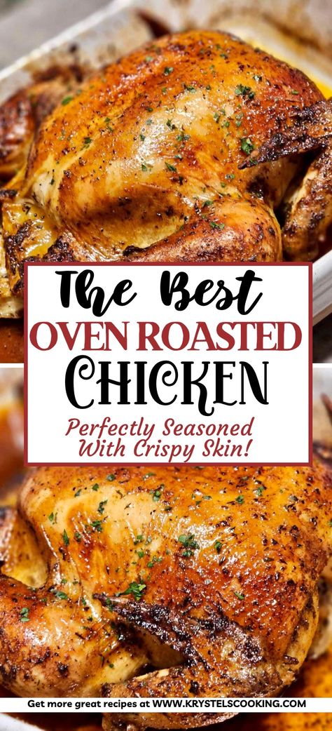 Experience the joy of a hearty and affordable meal with this Easy Whole Roasted Chicken Recipe. Perfect for a cozy fall evening, this oven-roasted chicken is sure to leave your family asking for seconds (and thirds!). Say goodbye to complicated dishes and hello to a new favorite meal. Follow me for more great recipes! Best Oven Roasted Chicken, Whole Chicken Recipes Oven, Baked Whole Chicken Recipes, Whole Roast Chicken Recipe, Whole Baked Chicken, Roasted Chicken Recipe, Oven Chicken Recipes, Whole Chicken Recipes, Fall Evening