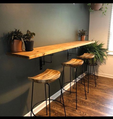 Game Room Tables, Wall Mounted Bar, Kitchen Bar Table, Wall Mounted Table, Small Kitchen Tables, Kursi Bar, Table Wall, Wall Table, Kitchen Dining Tables