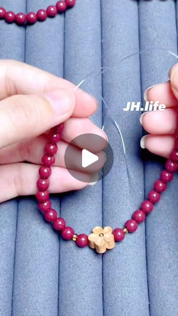 JH.Life on Instagram: "How to make tie knot  Shop link in bio @jinhong_life" Knot For Beaded Bracelet, Making Bead Bracelets How To, How To Tie A Diy Bracelet, Tying A Knot For A Bracelet, How To Hide Bracelet Knots, Bracelet Tying Knot, Tying Beaded Bracelet, How To Tie Off Friendship Bracelets Adjustable Knot, How To Start Beaded Bracelets