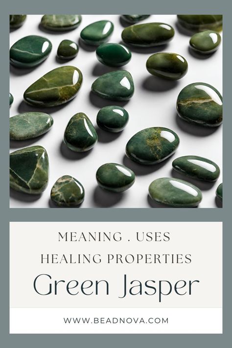 Discover the ultimate guide to Green Jasper's healing properties, meanings, and types. Learn how to cleanse and activate this powerful stone. Get answers to common questions and elevate your spiritual journey. Green Jasper Crystal Meaning, Jasper Meaning Stones, Green Jasper Meaning, Jasper Types, Jasper Stone Meaning, Crystal Magick, Jasper Meaning, Beautiful Tropical Fish, Healing Rocks