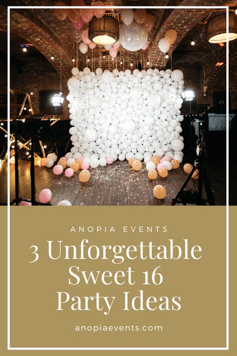 Sweet 16 party ideas and themes Ideas For Sweet Sixteen Party, Sweet 16 Party Themes Vintage, Modern Sweet 16 Party Ideas, Sweet 16 Glam Party Ideas, Sweet 16 Party Agenda, Planning A Sweet 16 Party, Sweet Sixteen Outdoor Party Ideas, Super Sweet 16 Party Ideas, Double Sweet 16 Party Ideas