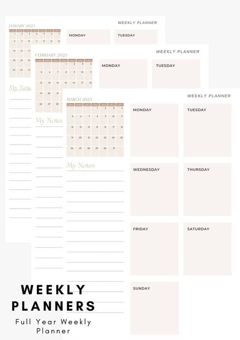 2023 Planner - Etsy Australia 2023 Planner, Business Products, Digital Planners, Digital Journal, Small Business Owner, Monthly Planner, Daily Planner, Digital Planner, Remote Work