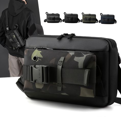 Faster shipping. Better service Amazon Travel Bags, Mochila Edc, Men Crossbody Bag, Messenger Bag For Men, Cross Body Sling Bag, Small Sling Bag, Tech Bag, Amazon Travel, Bags For Men